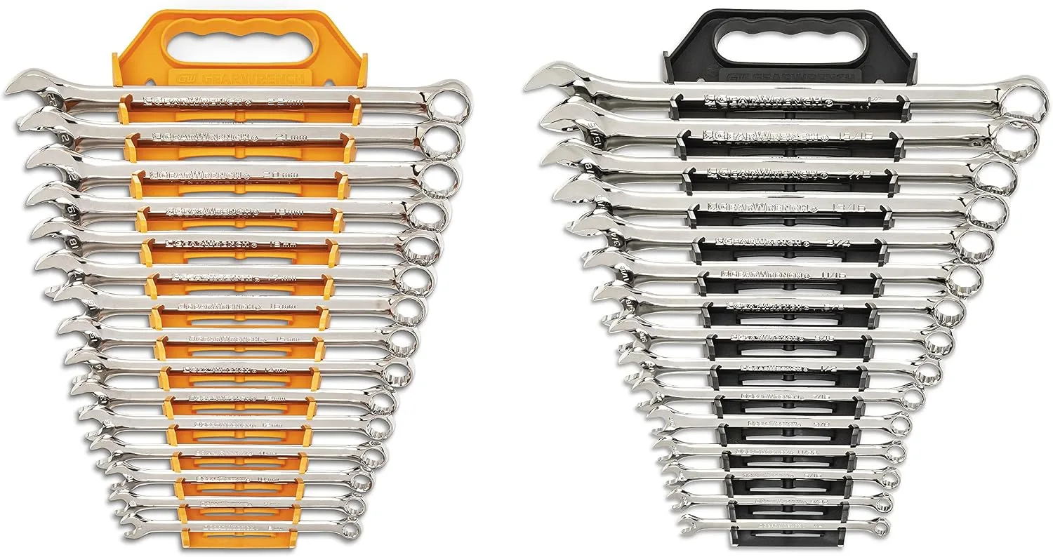 GEARWRENCH 30-Piece SAE and Metric Combination Wrench Set 81937