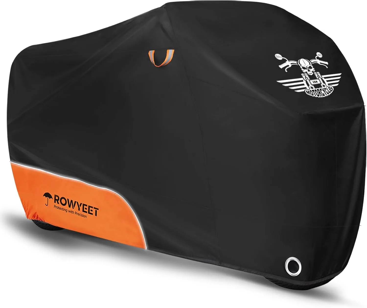 ROWYEET 210D Motorcycle Cover, Fits up to 116 in