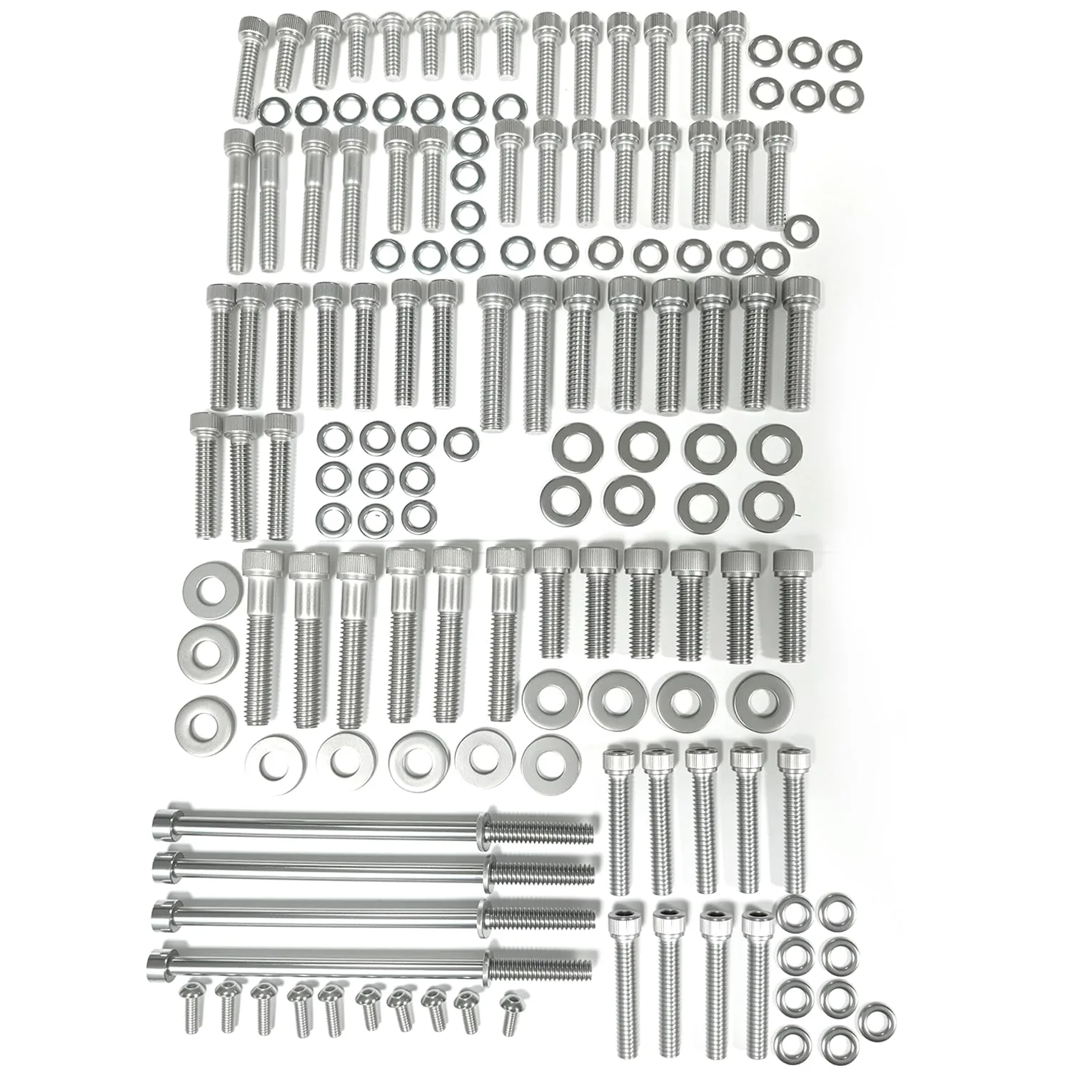 Stainless Engine Cover Bolt Kit for Harley Touring 2007-2016