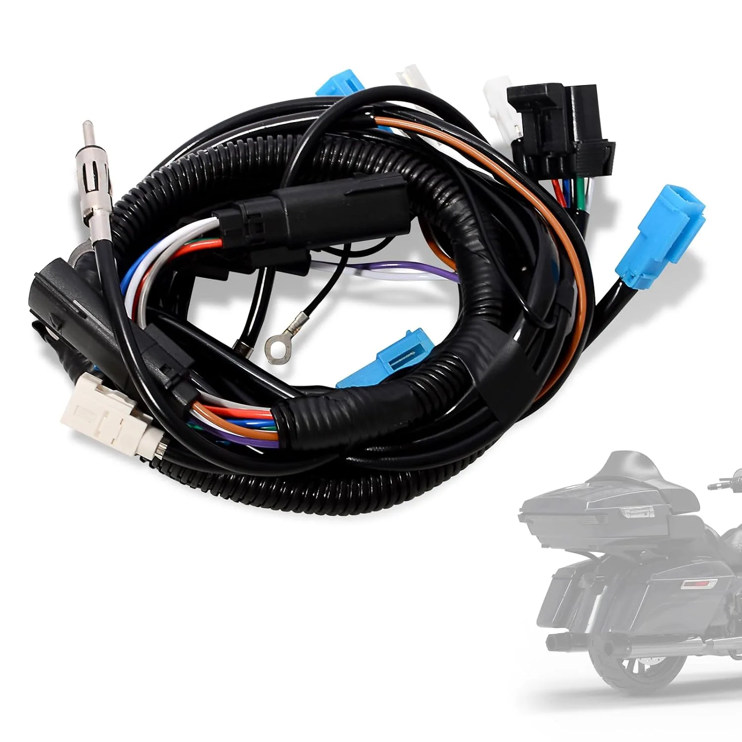 WOWTK Tour Pack Wiring Harness Kit, 17 Functions
