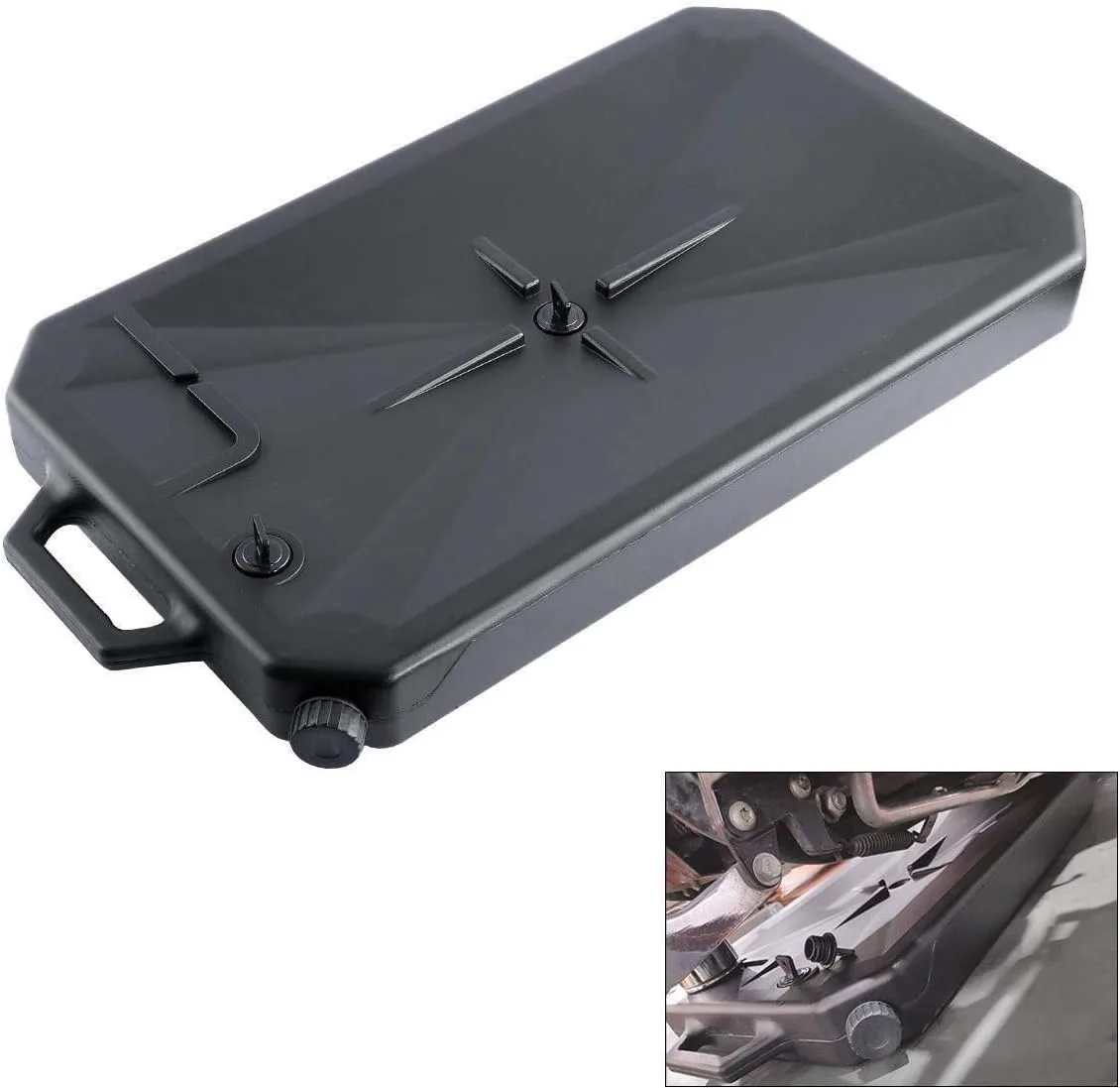 TCT-MOTORPARTS 10 Quart Low Profile Motorcycle Oil Drain Pan