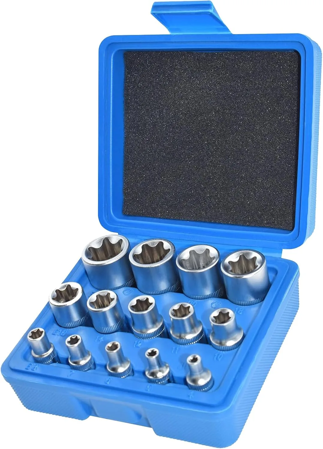 E-Torx External Star Socket Set, 14 Piece, E4 to E24