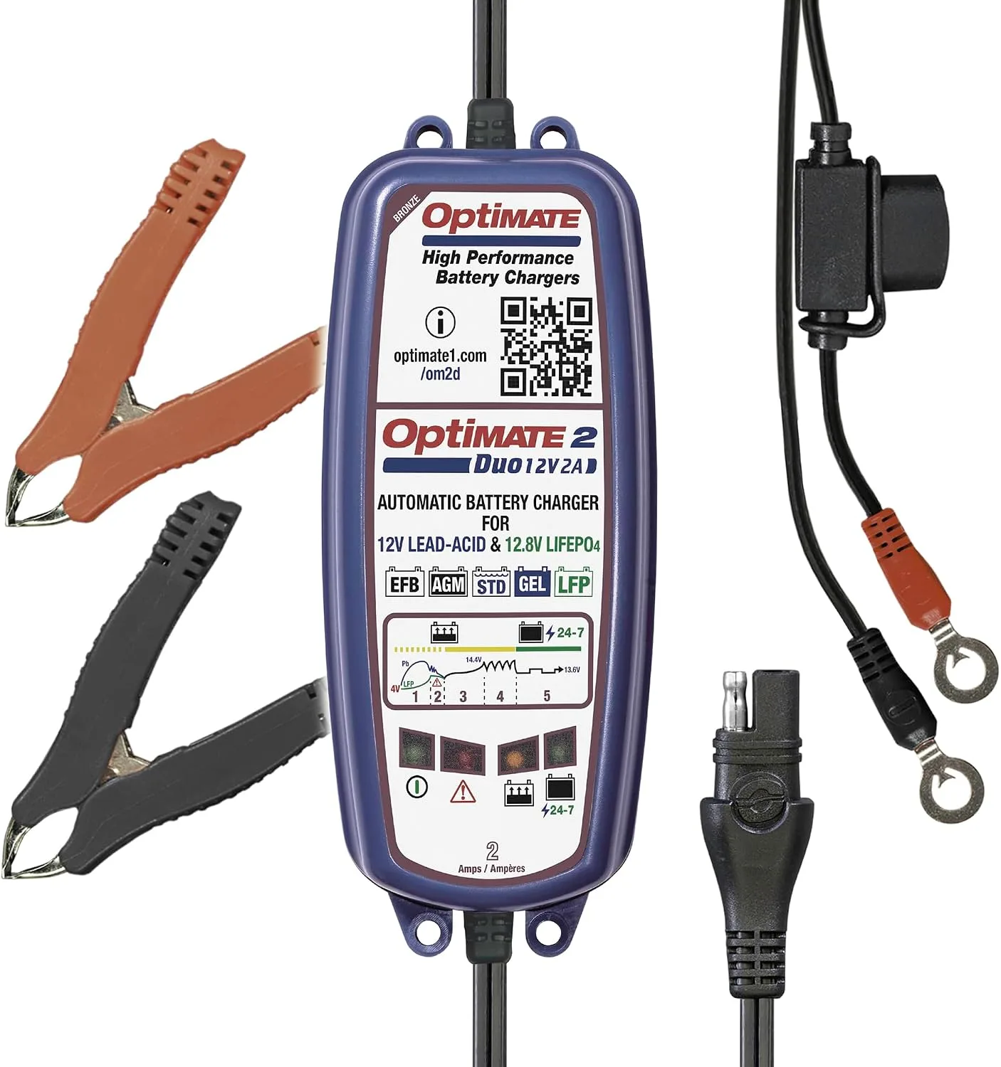TecMate OptiMate 2 Duo 2 A (TM-551)