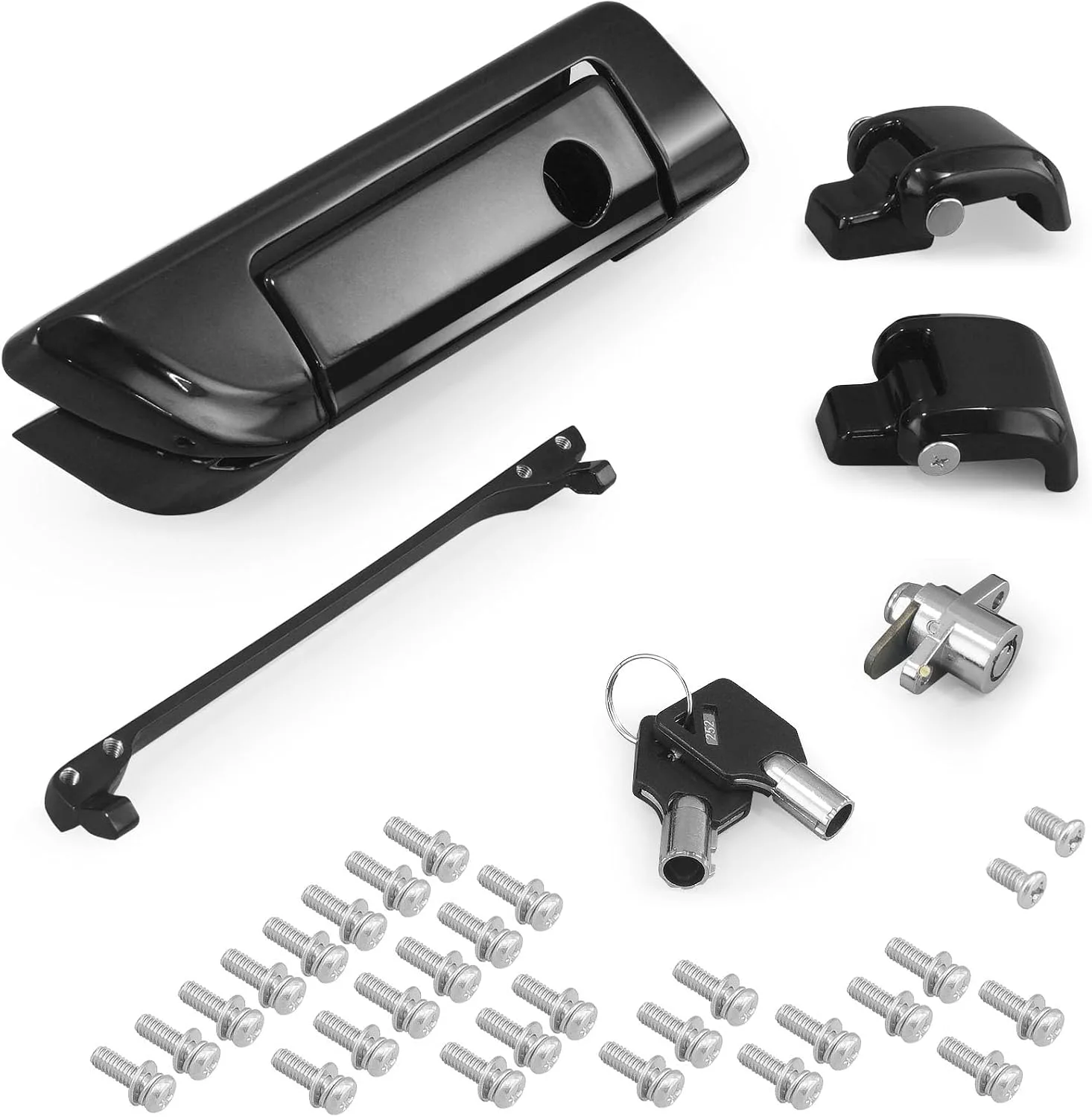 SWESGI Tour Pack Latch Kit with Hinges, Lock and Keys