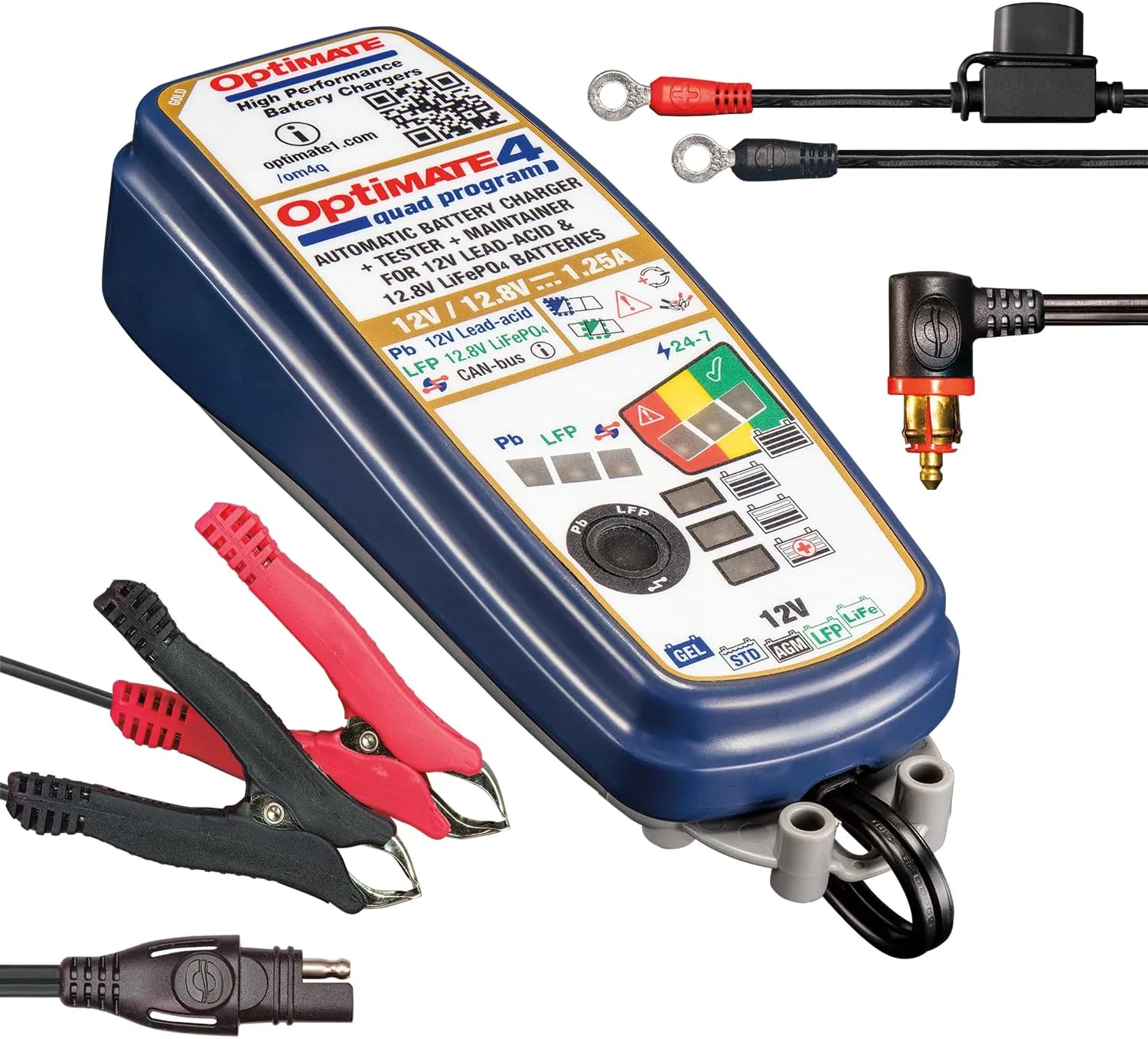 OptiMate 4 Quad Program Premium Edition (TM631-PR)