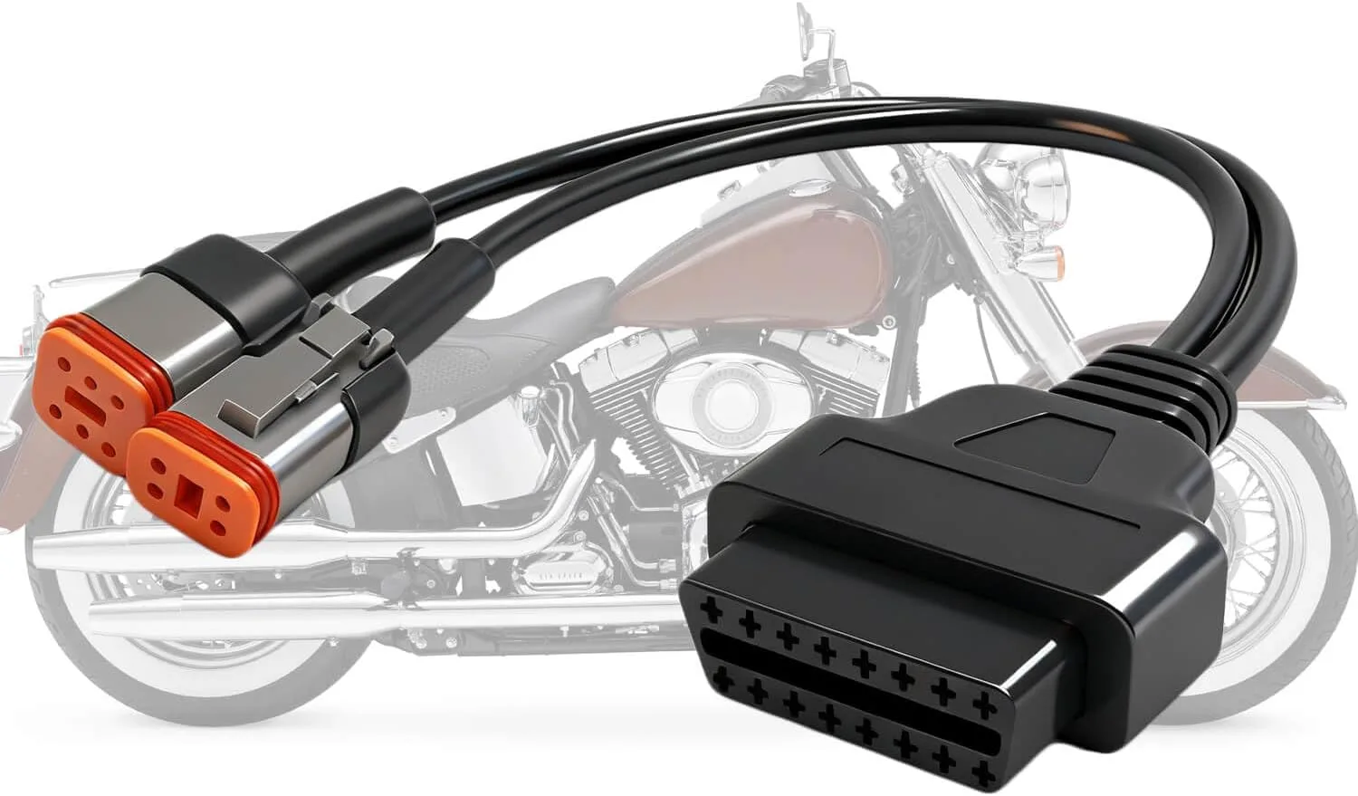 Harley OBD2 Adapter Cable, 4-Pin and 6-Pin, CAN-bus