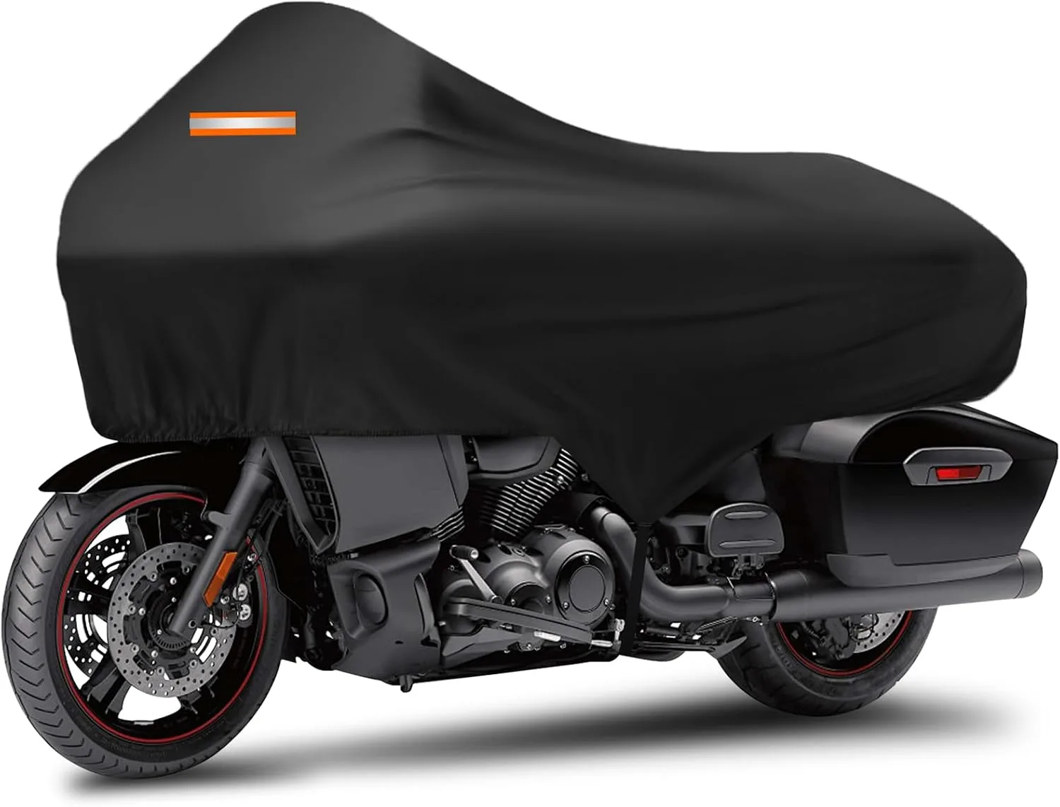 Tokept Motorcycle Half Cover for Harley Touring, No Cooling Wait