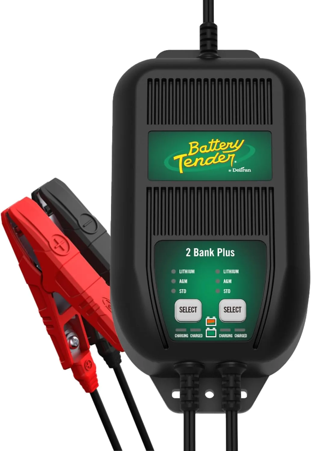 Battery Tender Plus 2 Bank Multibank Charger, 2.5 A total
