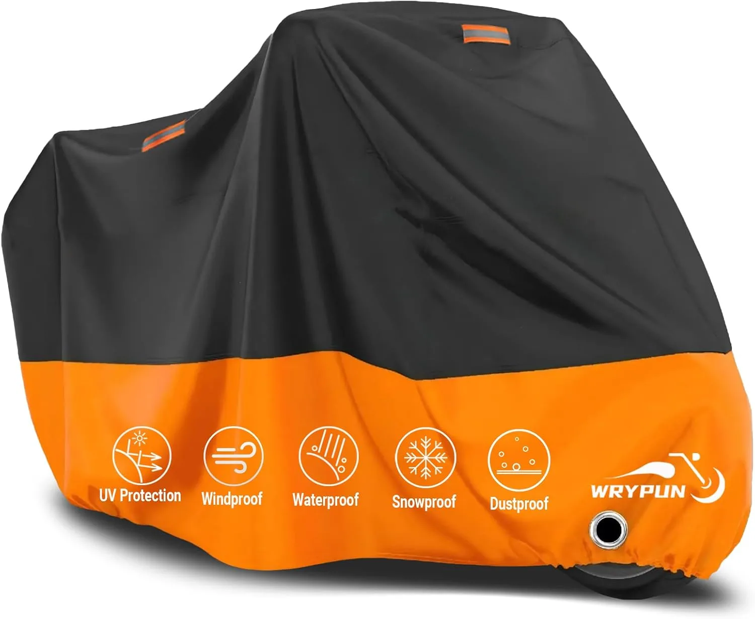 Wrypun Motorcycle Cover XXXL 116 in for Harley Street Glide Touring