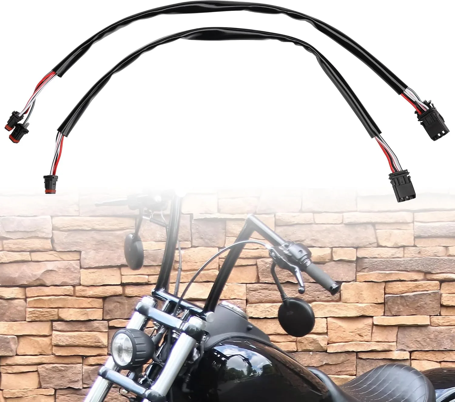 TIGERSGATE 16 in CAN-Bus Handlebar Wiring Extension Harness
