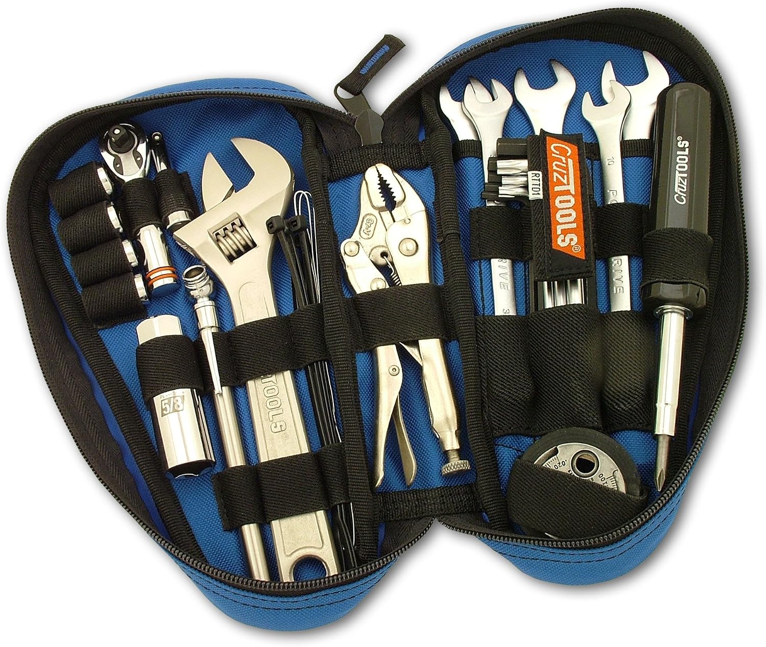CruzTOOLS RoadTech Teardrop Tool Kit for Softail Tool Box