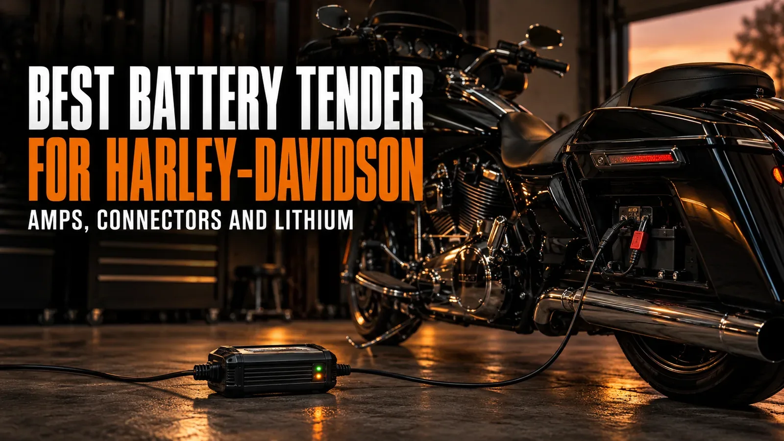 Best Battery Tender for Harley-Davidson: Amps, Lithium and What the Lights Mean