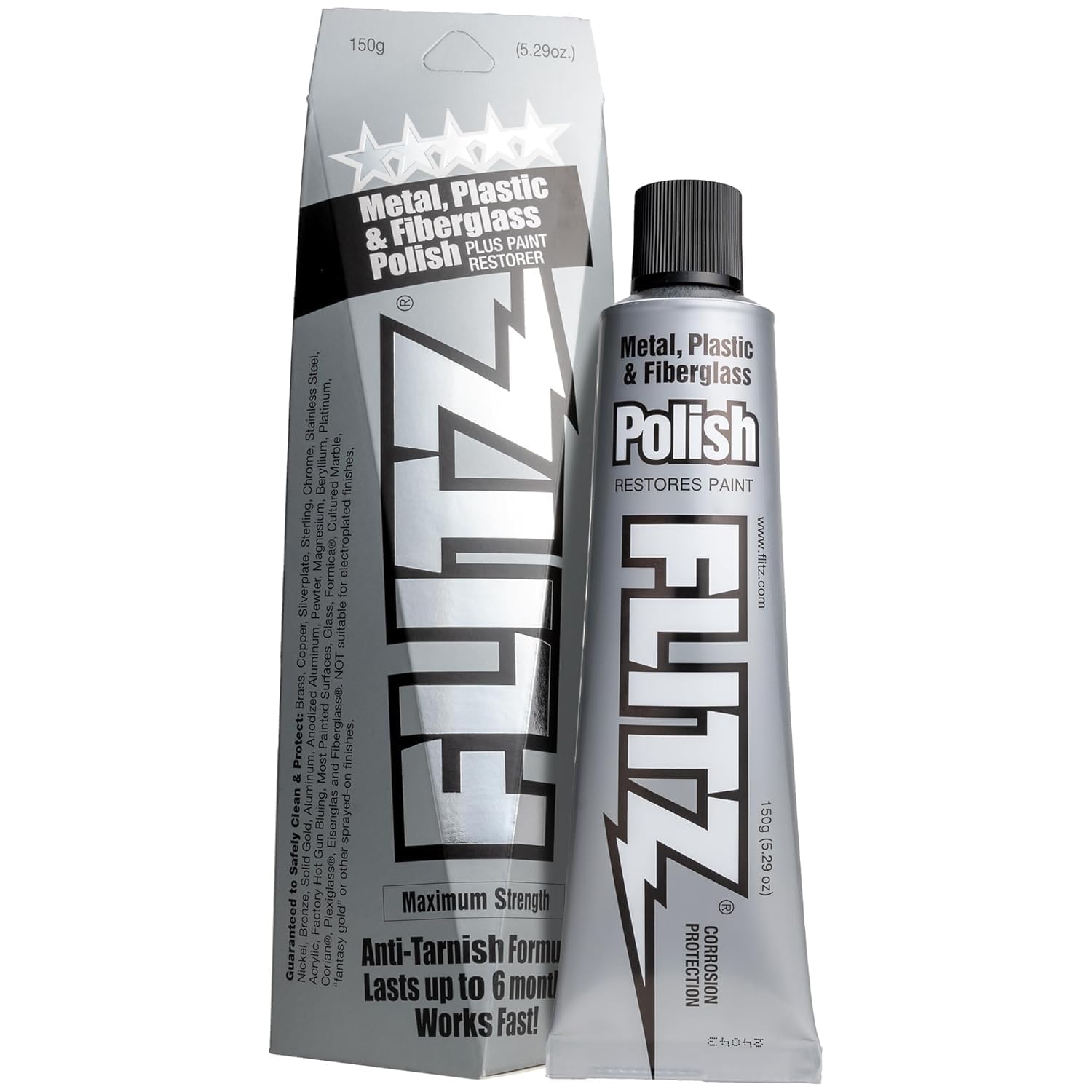 Flitz Metal Polish Paste, 5.29 oz