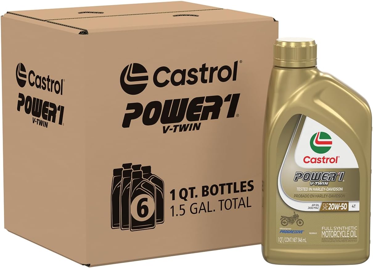 Castrol Power1 V-Twin 20W-50 Full Synthetic