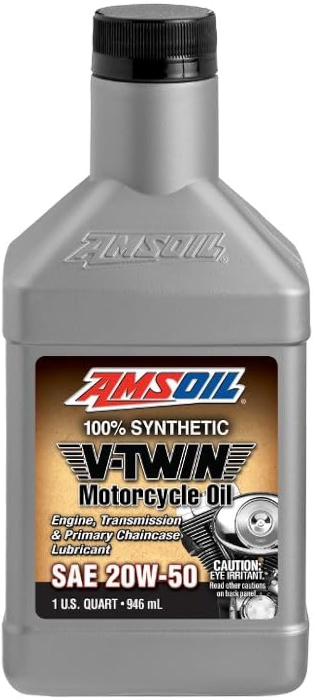 AMSOIL 20W-50 Full Synthetic V-Twin Motorcycle Oil