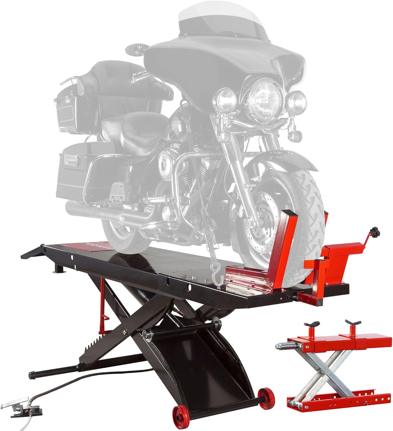 ProLift Pneumatic Motorcycle Lift Table, 1,500 lb