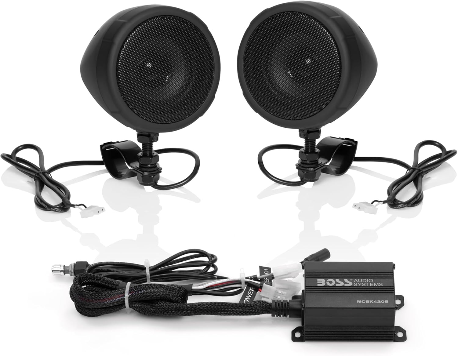 BOSS Audio MCBK420B Handlebar Speaker System