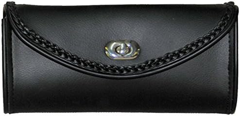 Vance Leather Windshield Bag with Braid Accents
