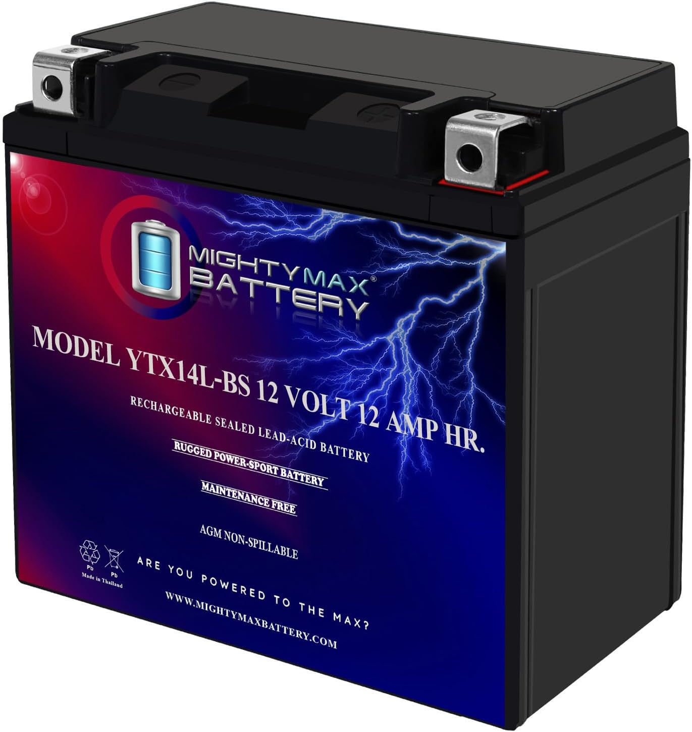Mighty Max YTX14L-BS Battery
