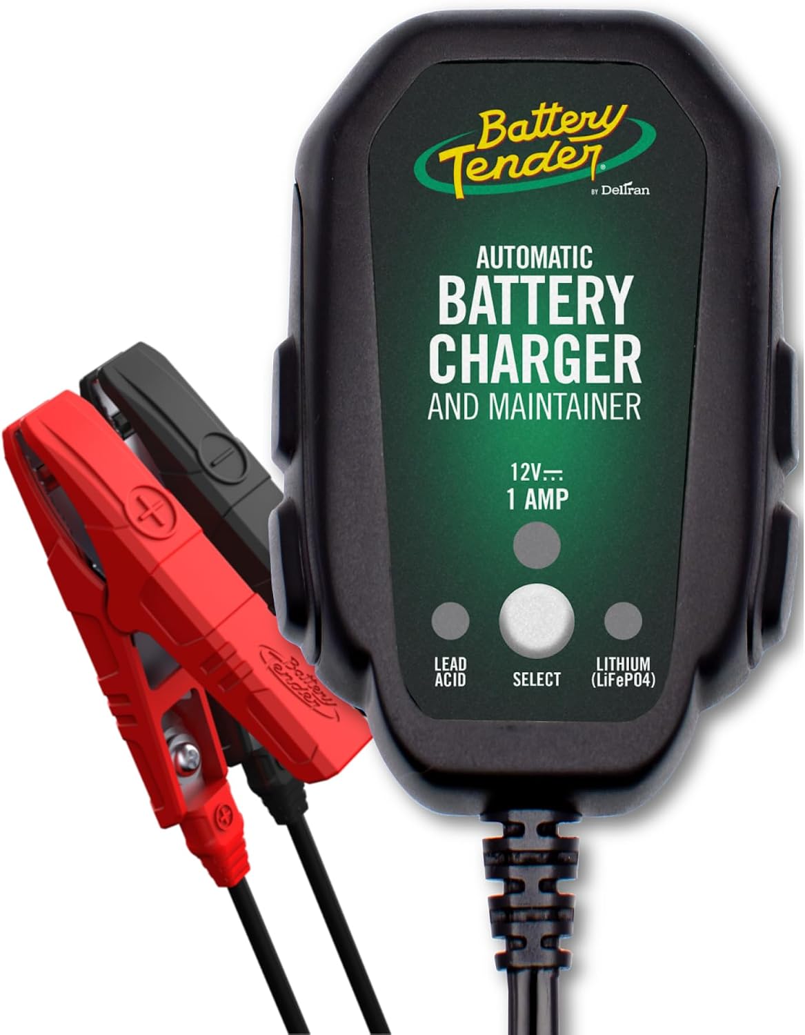 Battery Tender Junior 12V 800mA, Switchable Lead-Acid and Lithium