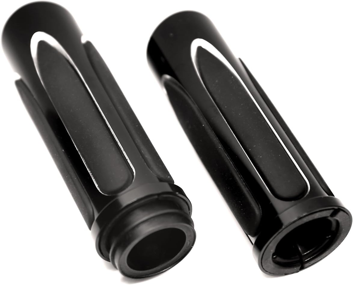 Rudyness Shallow Cut Grips - Harley Touring Throttle-by-Wire
