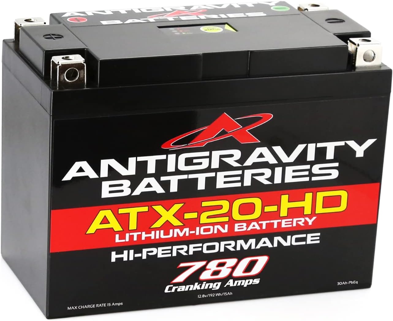 Antigravity ATX20-HD Lithium Battery, 780 Cranking Amps