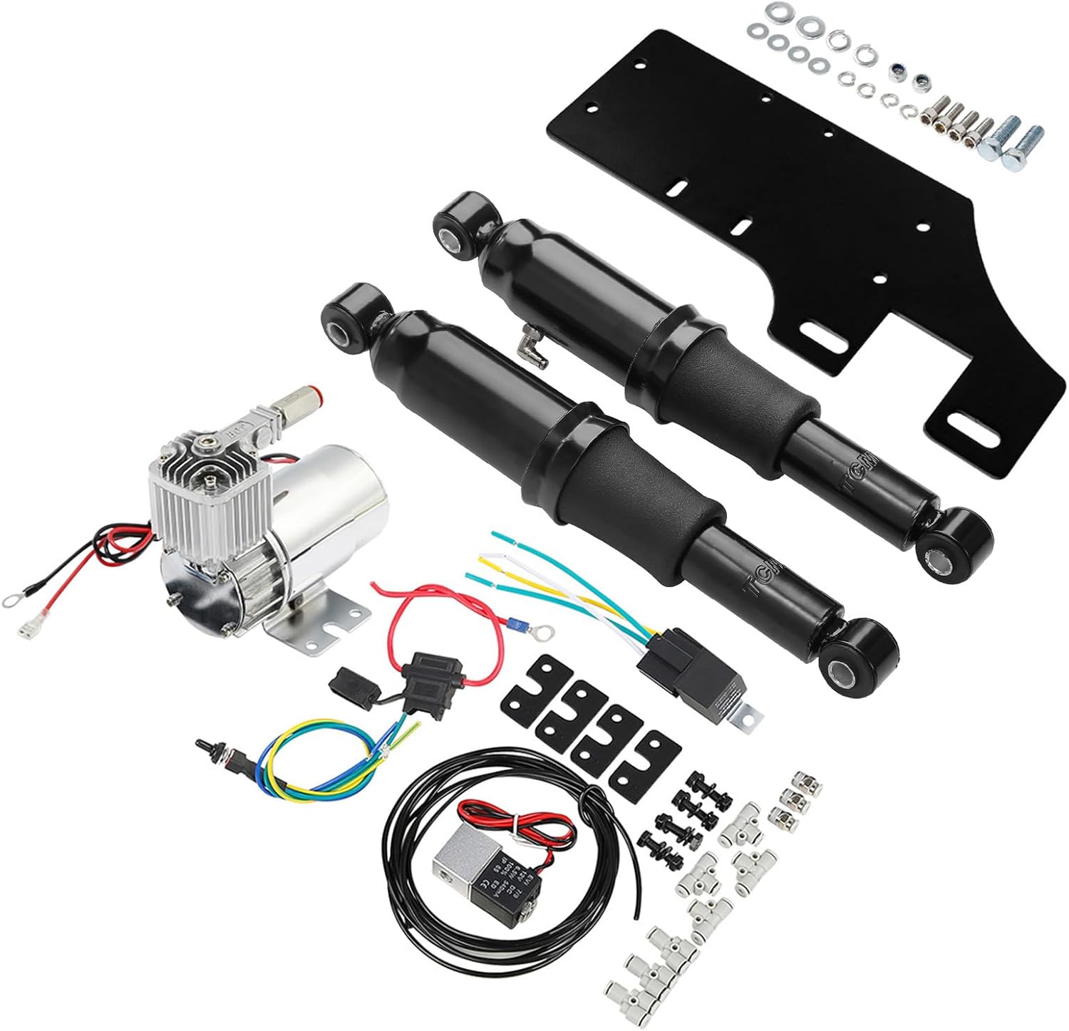 XFMT Rear Air Ride Suspension Kit for Harley Touring
