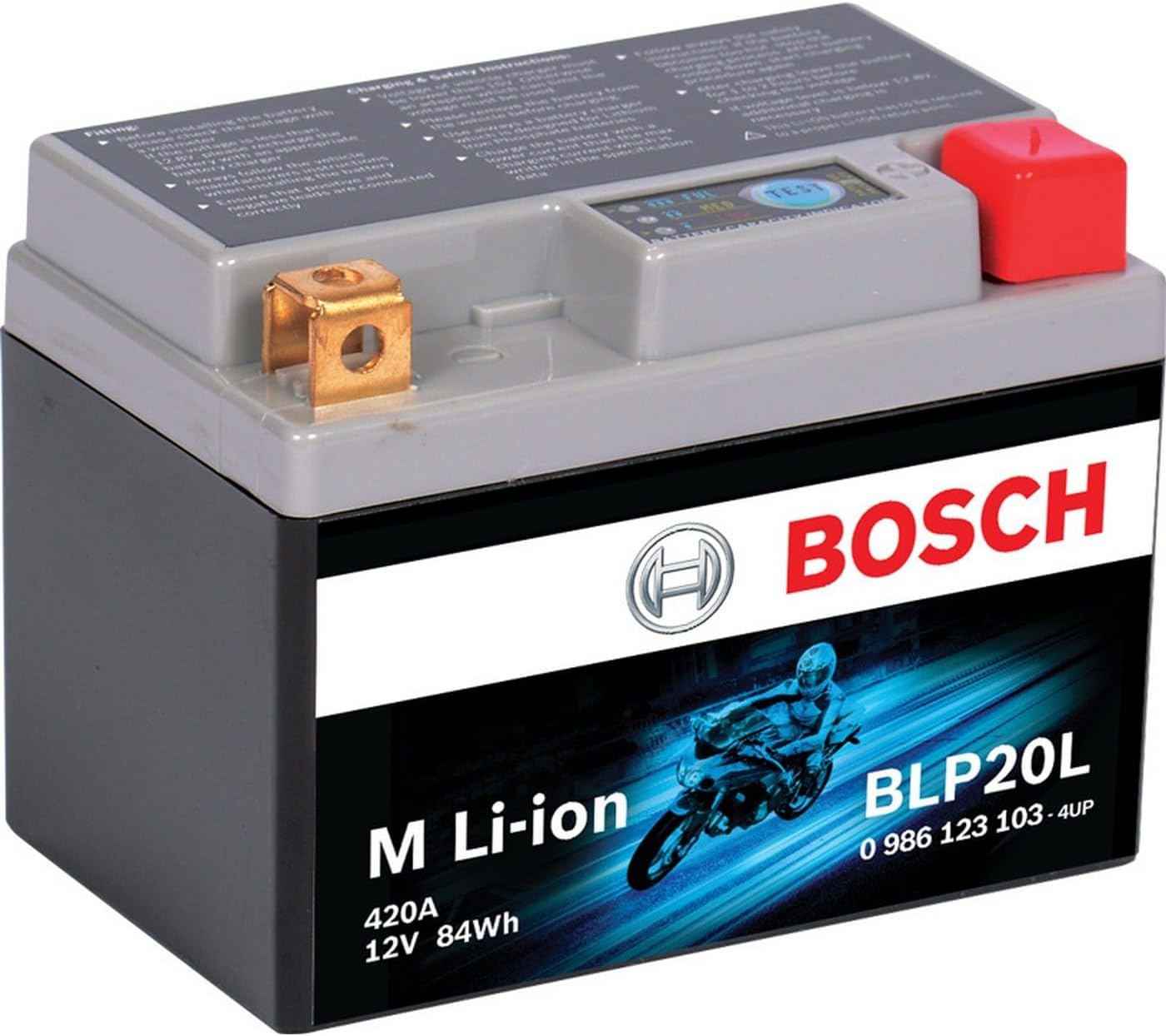 BOSCH BLP20L Lithium PowerSport Battery, Group 20