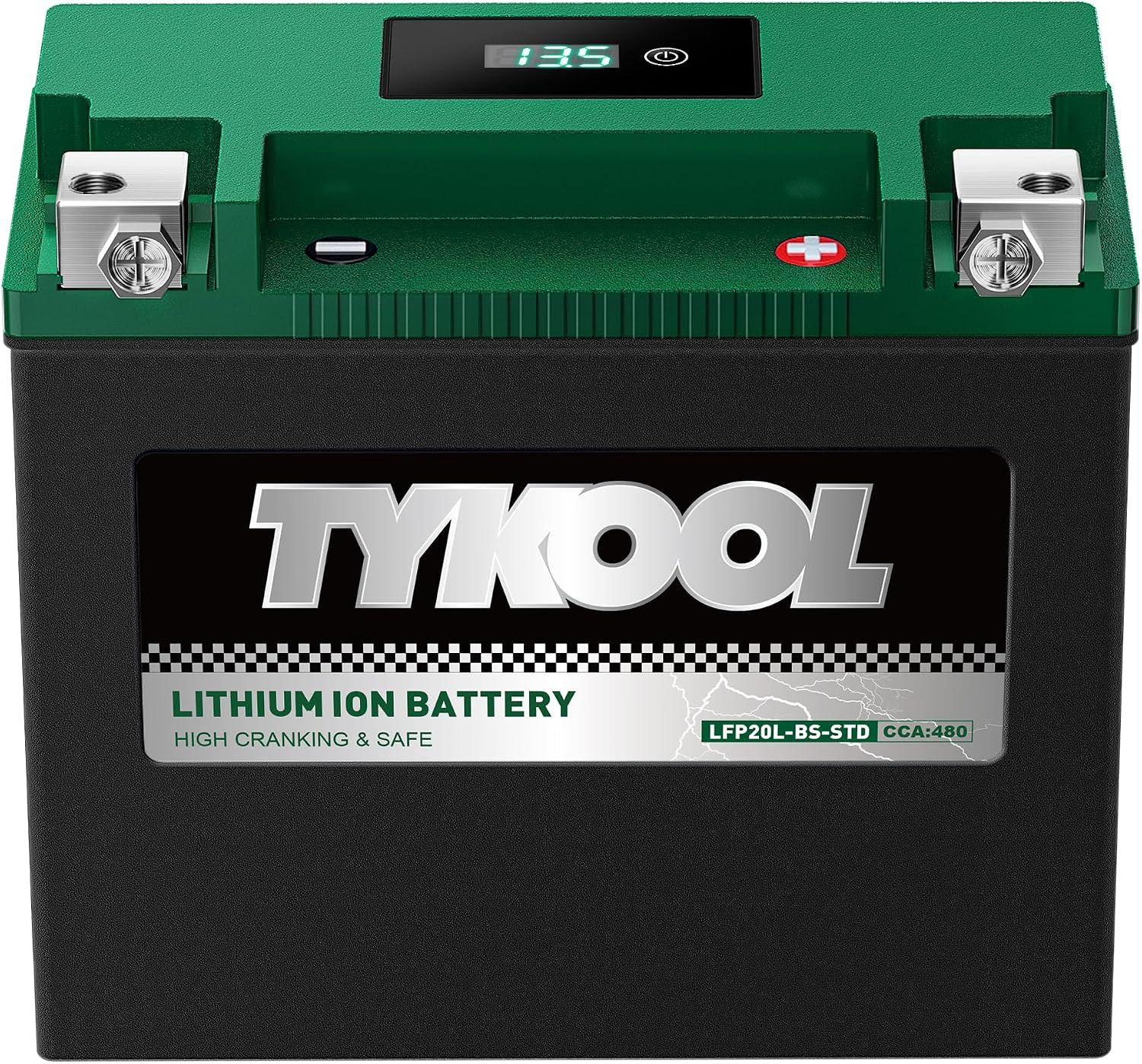 TYKOOL LFP20L-BS-STD Lithium Battery, 8Ah