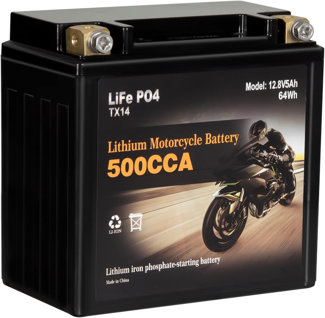 Autocessking YTX14-BS Lithium Battery, Group 14