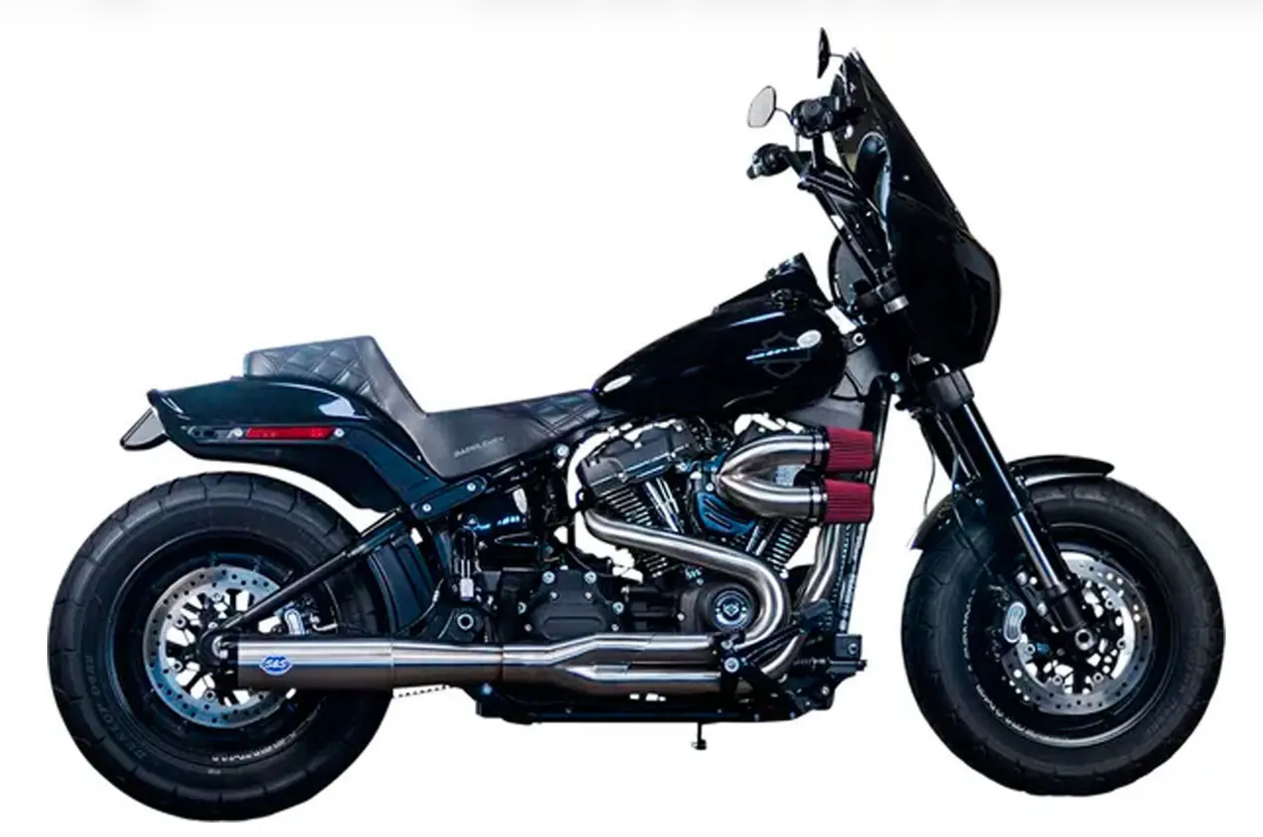 S&S Cycle SuperStreet 2-1 Exhaust, M8 Softail